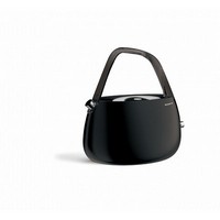 photo Bugatti - JACKIE - Matt Black electronic kettle with transparent smoked handle 2